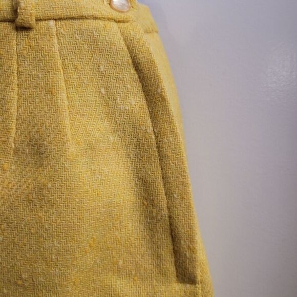 Vintage Union brand mustard Yellow pencil skirt - Picture 4 of 7